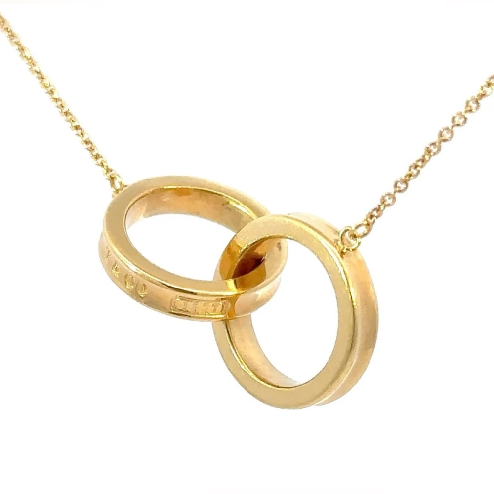 ‼️SOLD‼️ Tiffany & Co 1837 Intertlocking Circles Pendant Chain